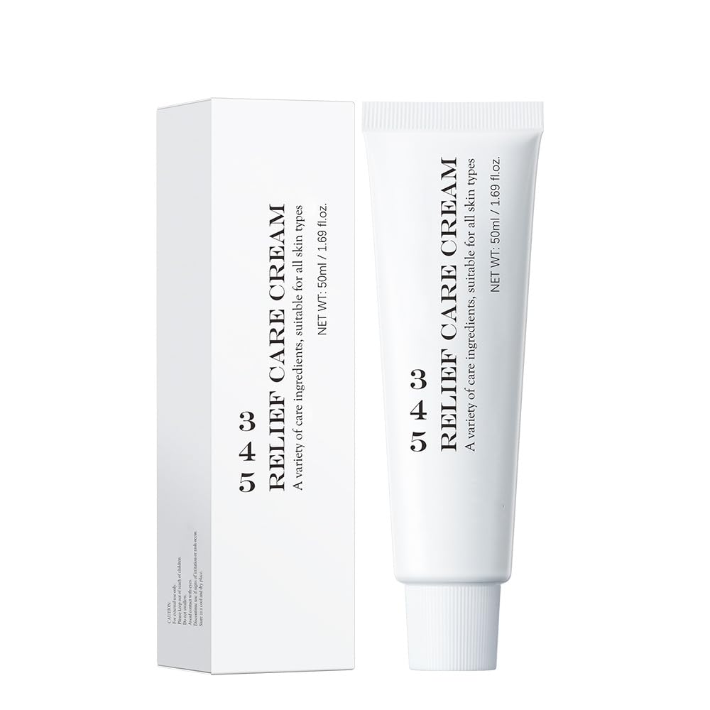 Hydrating Facial Moisturizer Cream for Dry & Sensitive Skin - Daily Soothing & Non-Greasy Formula