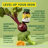 MegaFood Blood Builder - Iron Supplement - 60 Tablets