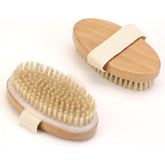 Luxurious Natural Bristle Bath Brush - Deep Exfoliating & Circulation Enhancer
