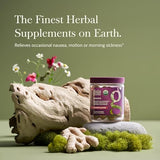 Gaia Herbs Organic Nausea Relief Gummies - Ginger & Lemon (60 Gummies)