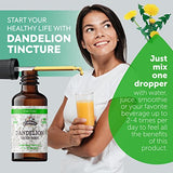 Organic Dandelion Root Tincture - Cold-Pressed Extract - 2 oz (685 mg) - Non-GMO