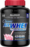 ALLMAX CLASSIC ALLWHEY 100% Whey Protein Powder, Strawberry Flavor, 5 lbs - Premium quality, fast-absorbing whey for muscle recovery and growth