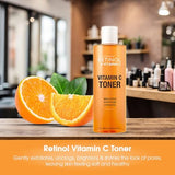 LIVAURA Retinol + Vitamin C Face Toner 200ml - Brightening & Anti-Aging for All Skin Types