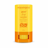Aqualogica Glow+ Sunstick SPF50+ Papaya Vitamin C Hyaluronic Acid Sunscreen Bar