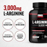 Force Factor, L-Arginine, 3,000 mg, 150 Capsules (600 mg per Capsule)