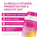 Pink Stork Women's Health Probiotic - pH Balance & Gut Support (30 Capsules)