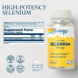 Solaray Selenium 200mcg - 90 VegCaps