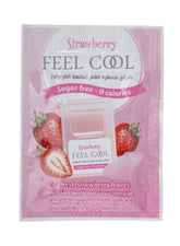 Feel Cool Strawberry Mouth Freshener Strips - Dissolvable, 24 Leaves for Instant Fresh Breath