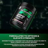 MuscleTech BCAA Amino Acids + Electrolyte Powder | Amino Build | 7g of BCAAs + Electrolytes | Support Muscle Recovery, Build Lean Muscle & Boost Endurance | Strawberry Watermelon (40 Servings)