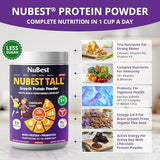 NuBest Tall Protein Powder for Kids & Teens - Chocolate Whey Protein with Probiotics, Omega 3-6-9, Vitamin D3 + K2 - 15 Servings