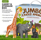 8 Jumbo Jungle Animal Figures - Educational Toys for Toddlers