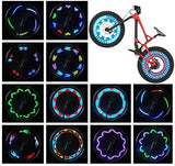 Bike Wheel Lights - Waterproof LED Spoke Lights with 30 Patterns