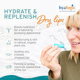 Hyalogic HA Lip Balm - Hyaluronic Acid & Coconut Oil - Unflavored - 4 Sticks