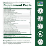 MegaFood Women’s Multivitamin Tablets, 60 Tab, Vegetarian, Iron, Biotin, Zinc, C, D3, B12, E