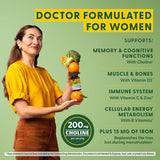 MegaFood Women’s Multivitamin Tablets, 60 Tab, Vegetarian, Iron, Biotin, Zinc, C, D3, B12, E