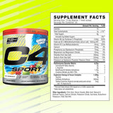 Cellucor C4 Sport Pre Workout Powder - NSF Certified - Elite Hydration with 200mg Caffeine, Creatine & Beta-Alanine - Hawaiian Punch - 20 Servings