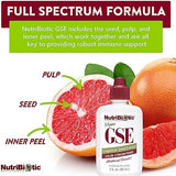 NutriBiotic, Vegan GSE Grapefruit Seed Extract, Liquid Concentrate, 100 mg, 2 fl oz (59 ml)
