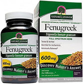 Nature's Answer Fenugreek Seed Extract - 600mg, 90 Veggie Caps