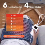 Electric Heating Pad for Back Pain & Cramps Relief - Fast Heat (Gift for Women)