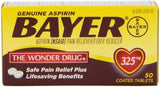 Bayer Aspirin - 325mg Tablets (100 Count)