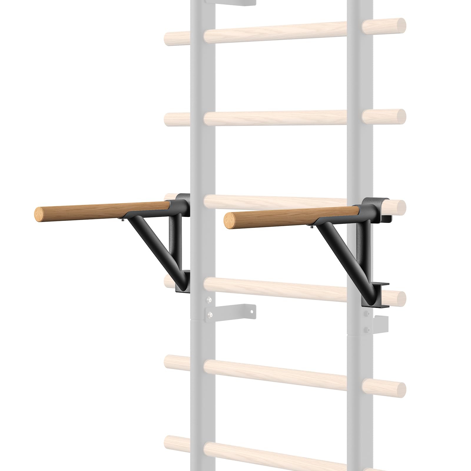 Double Bar Bracket - Heavy Duty Mounting Bar for Fitness Home Gym Equipment & Office Use