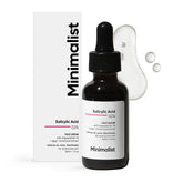 Minimalist 2% Salicylic Acid Serum - BHA Exfoliant for Oily Skin, Acne & Blackheads, 30ml