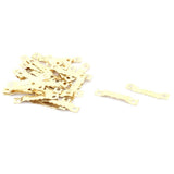 Aexit Gold Tone Metal Sawtooth Picture Frame Hangers - 25 Pack