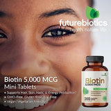 Futurebiotics, Biotin , 5,000 mcg, 360 Vegetarian Tablets