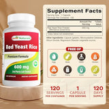 Best Naturals Red Yeast Rice 600mg - 120 Capsules