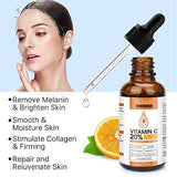 ELBBUB 20% Vitamin C Serum with Hyaluronic Acid & Retinol - Anti-Aging & Brightening Face Serum
