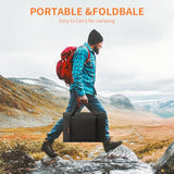 Portable 60W Foldable Solar Panel - Camping Power for Tablets and Generator Stations