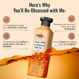 Ghar Soaps Magic De-Tan Body Wash - Exfoliating with Saffron, Lactic Acid & Niacinamide - 250ml