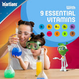 Martians Daily Multivitamin Drops 50ml - 9 Essential Vitamins with Orange Flavor - Supports Overall Health & Wellbeing