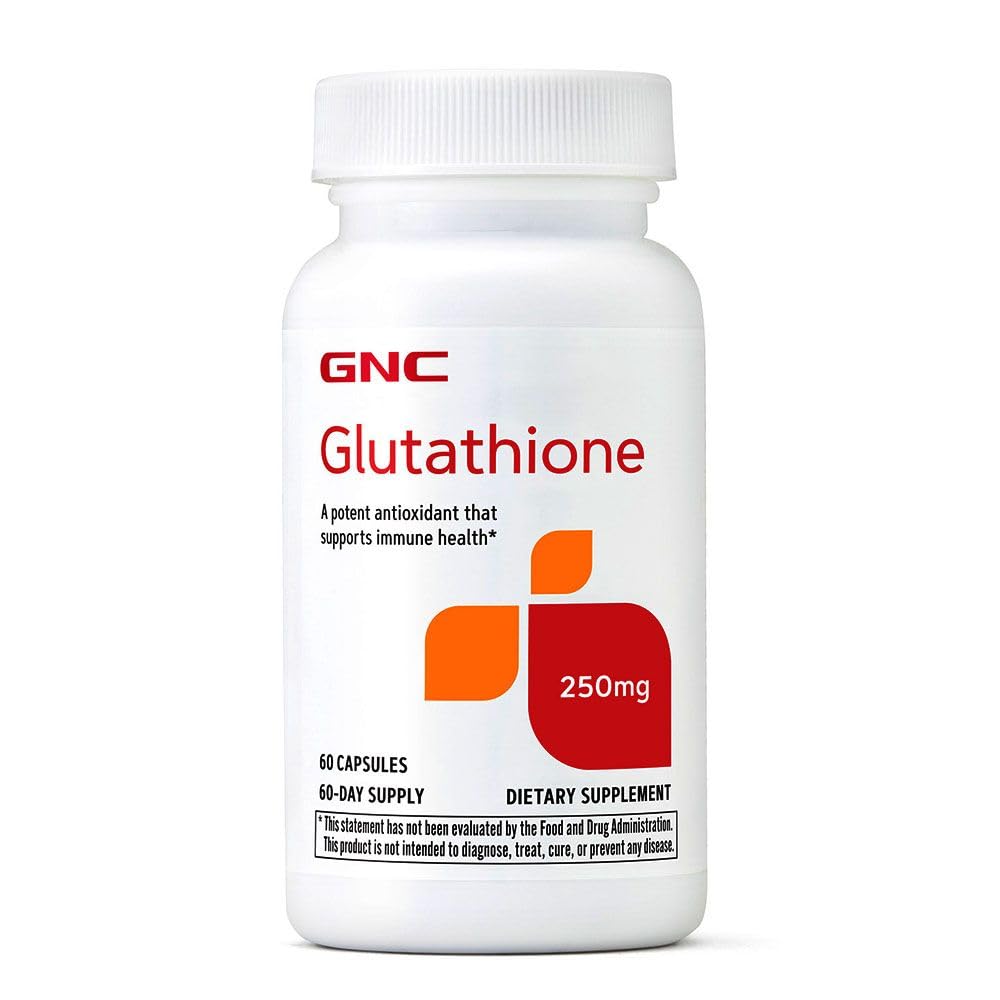 GNC Glutathione 250mg - Advanced Antioxidant & Detox