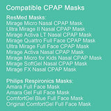 Universal CPAP Mask Headgear Strap - Soft & Stretchy (Standard, Black)
