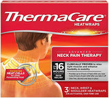 ThermaCare HeatWraps for Neck, Shoulder & Wrist Pain Relief - Advanced Heat Therapy