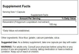 Swanson Resveratrol Cardiovascular Health (100mg, 30 Capsules) .