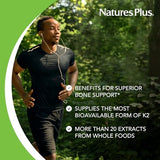 Nature's Plus Source of Life Garden Vitamin K2 - 60 Vegan Capsules