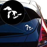 AGL Great Lakes of Michigan Premium Weatherproof Vinyl Car Decal