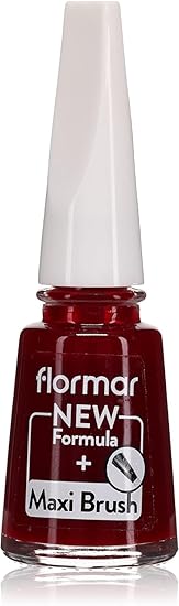 Flormar Nail Enamel 385 Red Velvet - Luxurious Long-Lasting Polish