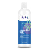 Life-flo Magnesium Body Wash - 16 oz - Peppermint & Rosemary - Moisturizing Cleanse