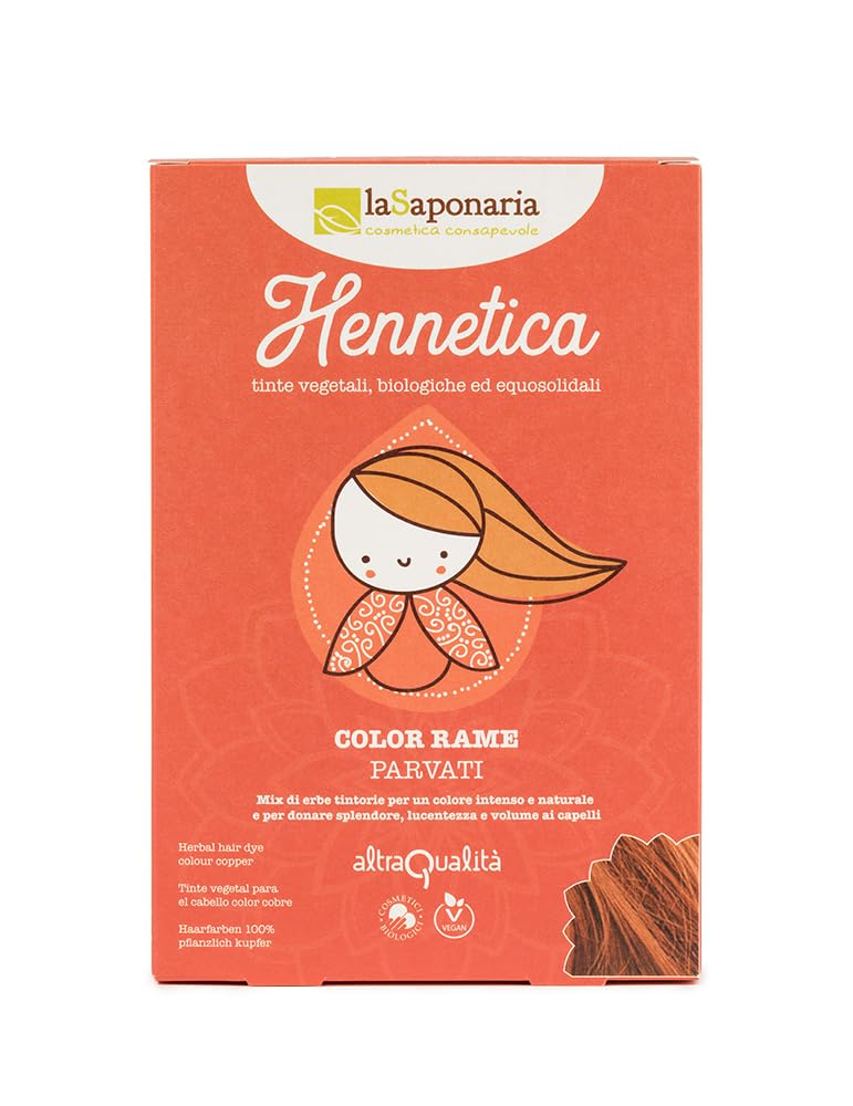 La Saponaria 100% Vegan Organic Copper Plant Hair Colour - 'Parvati'