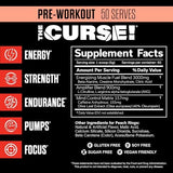 JNX Sports The ! Pre-Workout: Peach Rings - 50 Servings