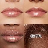 Maybelline Lifter Gloss - Hydrating Lip Gloss with Hyaluronic Acid - Crystal, Golden Neutral - 0.18 oz