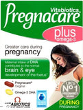 Pregnacare Plus Omega 3 - Vitabiotics Prenatal Supplement with DHA, 56 tablets