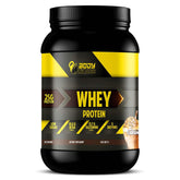 Body Builder 100% Whey Protein - 25g Protein, BCAAs, Glutamine & Digestive Enzymes - Lean Muscle Growth & Endurance - Caramel Latte