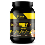 Body Builder 100% Whey Protein - 25g Protein, BCAAs, Glutamine & Digestive Enzymes - Lean Muscle Growth & Endurance - Caramel Latte