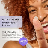 ZitSticka Invisible Ultra-Sheer Hydrocolloid Patches - UNDERCOVER Blemish Patches to Calm Skin and Redness