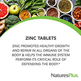 Nature's Plus High-Potency Zinc Tablets 10mg, 90 Pieces