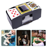 Automatic Card Shuffler – Battery Operated Electric Casino Card Dealer Machine for UNO, Blackjack, Texas Hold'em
